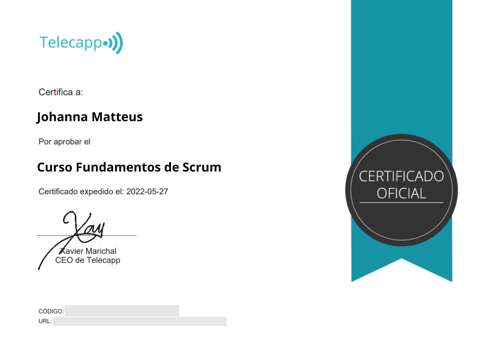 certificado redes informaticas